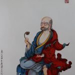 Hình Ảnh: 16 vị Tôn Giả Theo Kinh Di Đà do Đại Đức Thích Tâm Mãn Họa