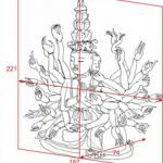 Cách ghép gỗ tạo Tượng Phật Bà bà Quân nghìn mắt nghìn tay thế kỷ 17, chùa Bút Tháp